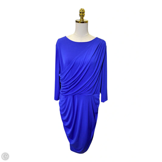 Dress Casual Midi By Lane Bryant In Blue, Size: 2x