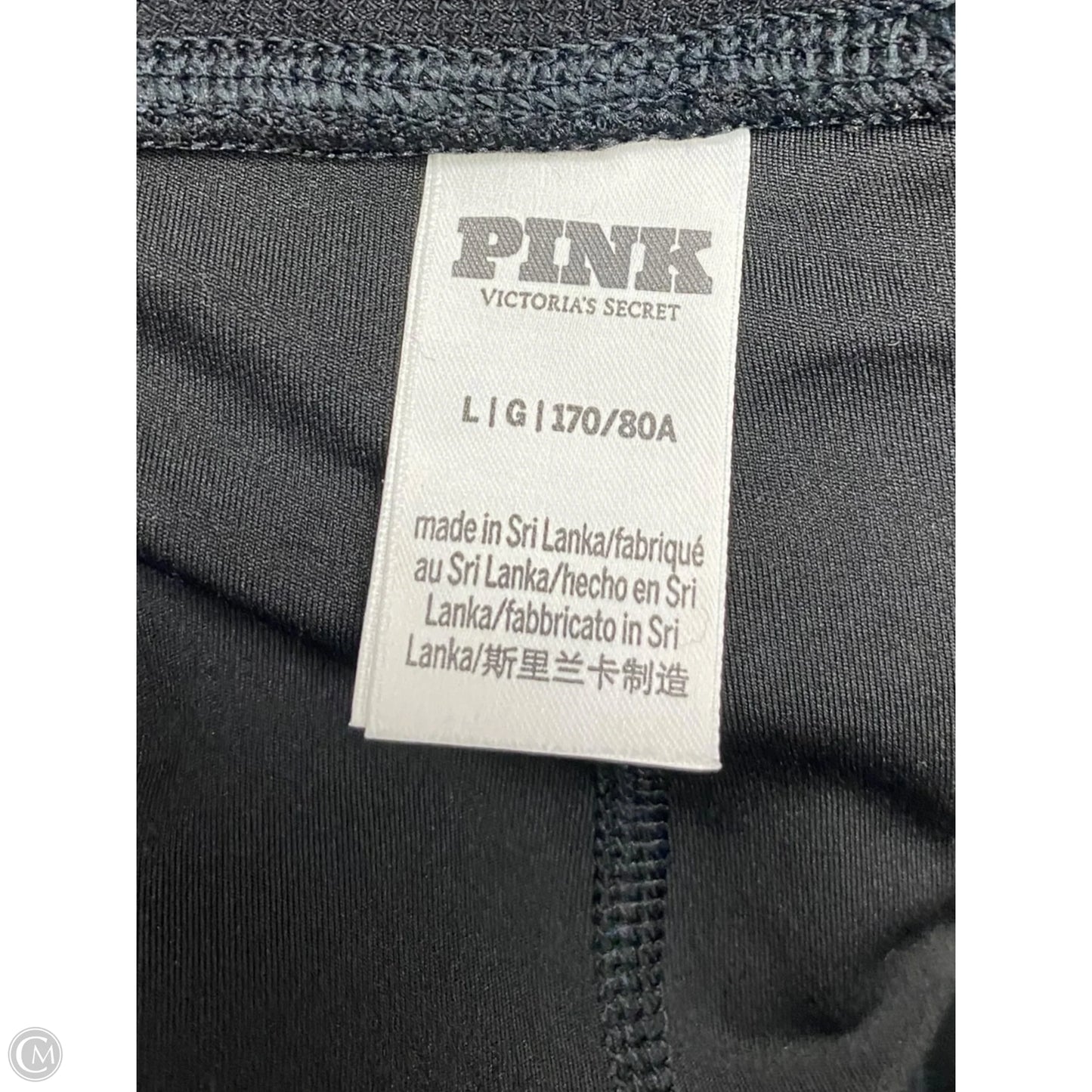 Athletic Skort By Pink In Black, Size: L