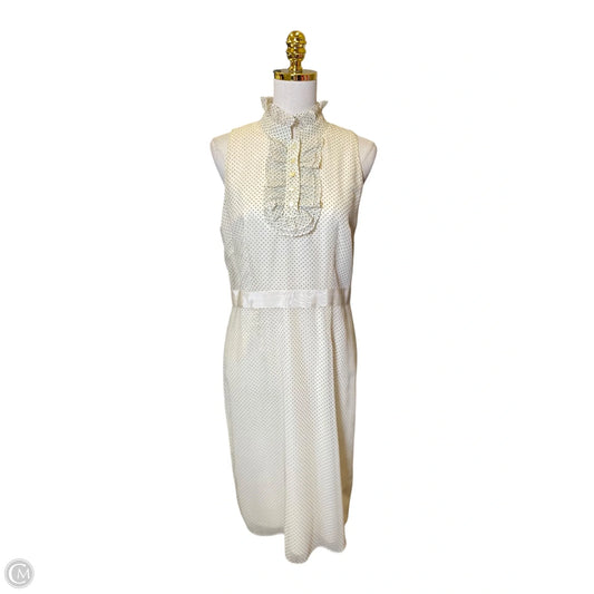 Dress Casual Midi By Isaac Mizrahi In Polkadot Pattern, Size: 12