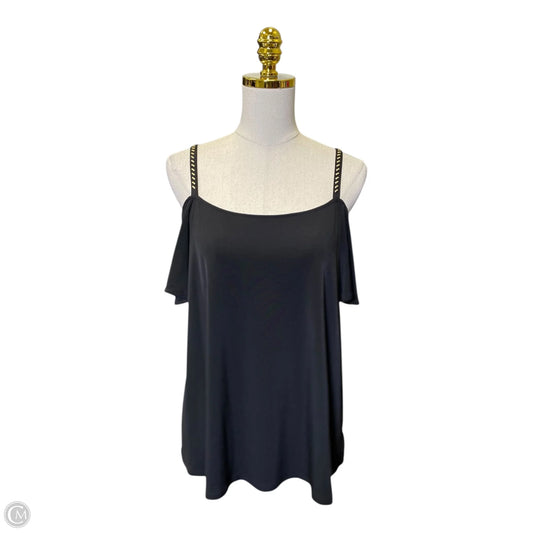 Top Short Sleeve Designer By Michael Kors Collection In Black, Size: Xl