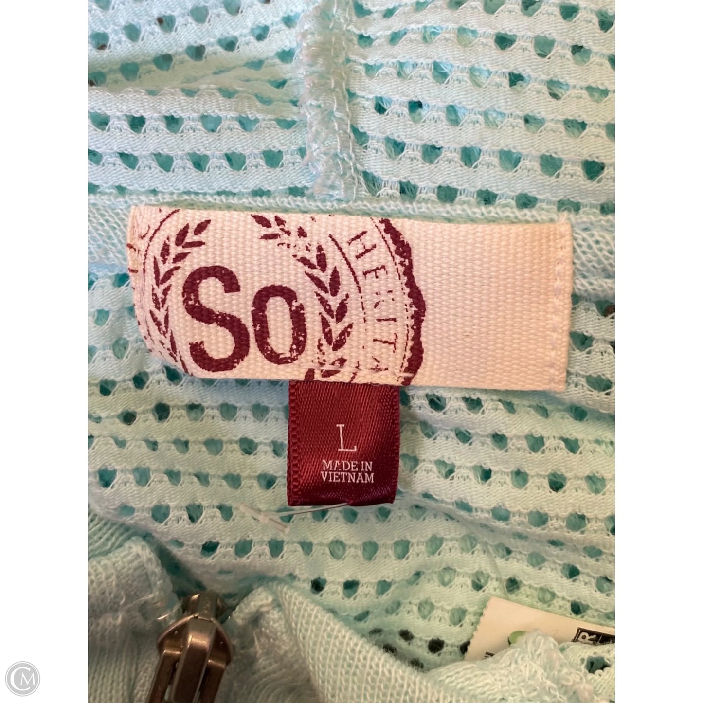 Sweater By So In Aqua, Size: L