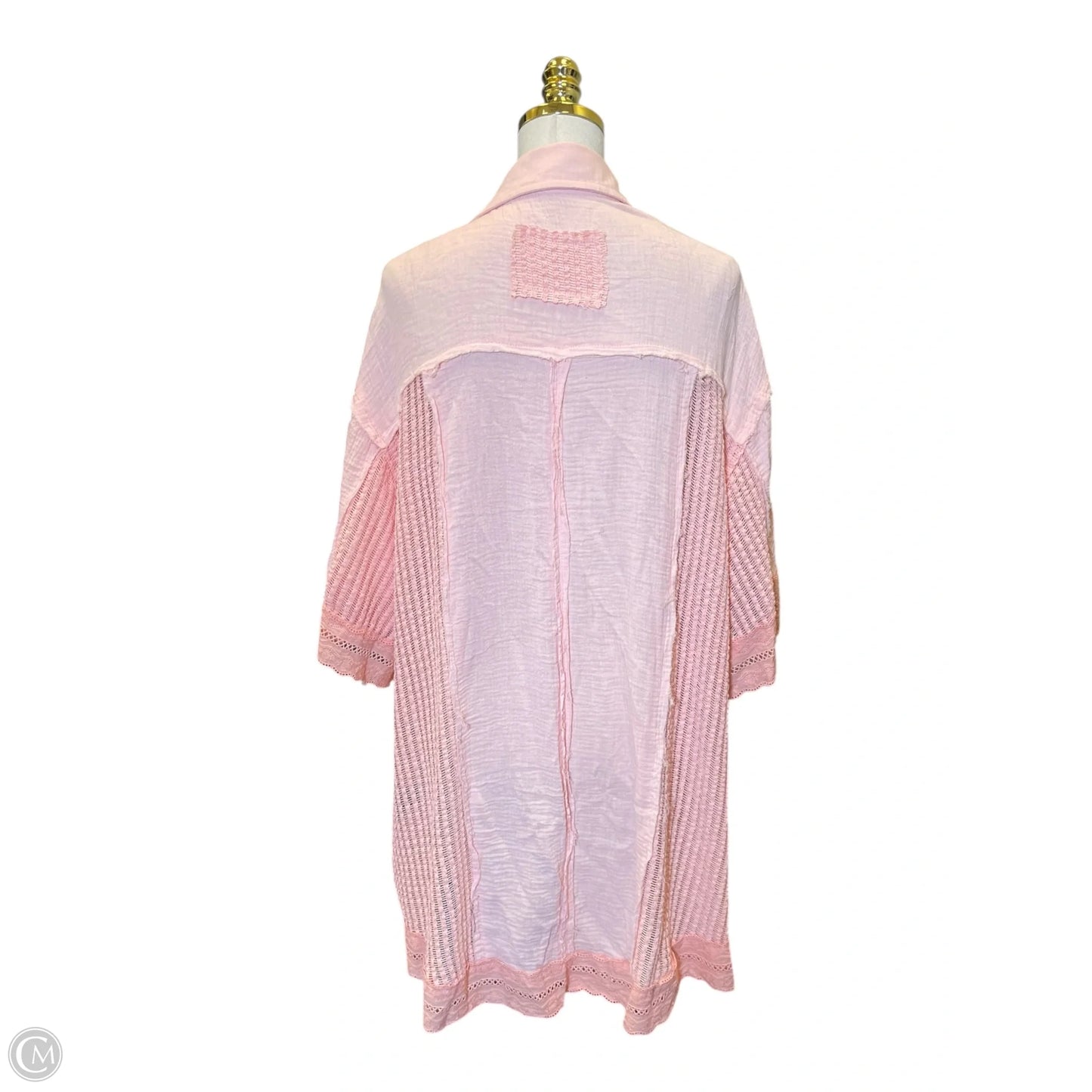 Dress Casual Midi By Pol In Pink, Size: L
