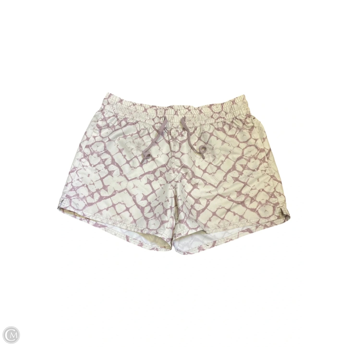 Athletic Shorts By The North Face In Cream & Purple, Size: L