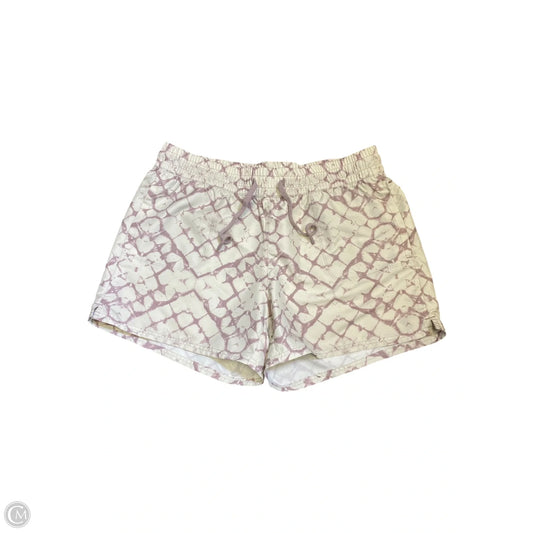 Athletic Shorts By The North Face In Cream & Purple, Size: L