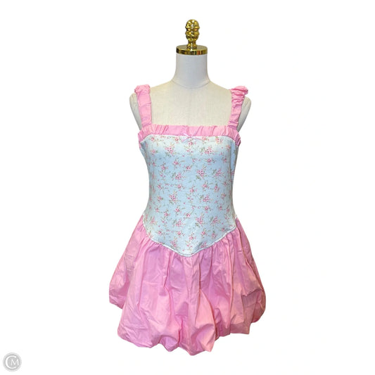 Dress Casual Midi By Clothes Mentor In Multi-colored, Size: L