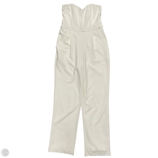 Jumpsuit By Express In Cream, Size: Small