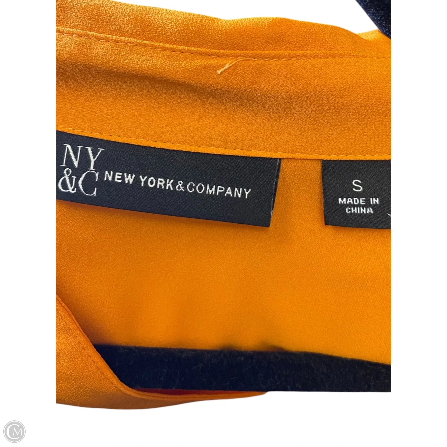 Top 3/4 Sleeve By Nycc In Orange, Size: S