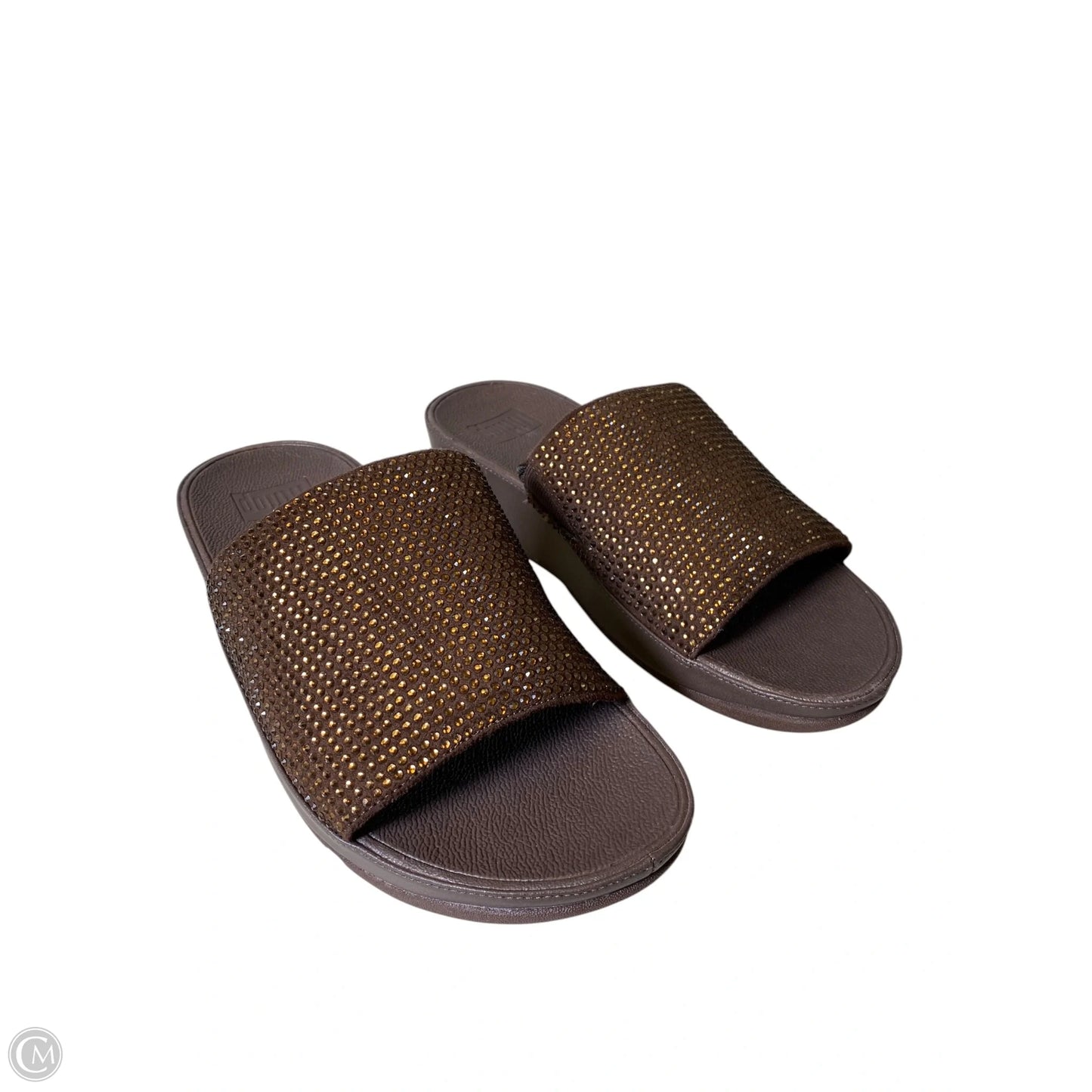 Sandals Heels Platform By Fitflop In Brown, Size: 8
