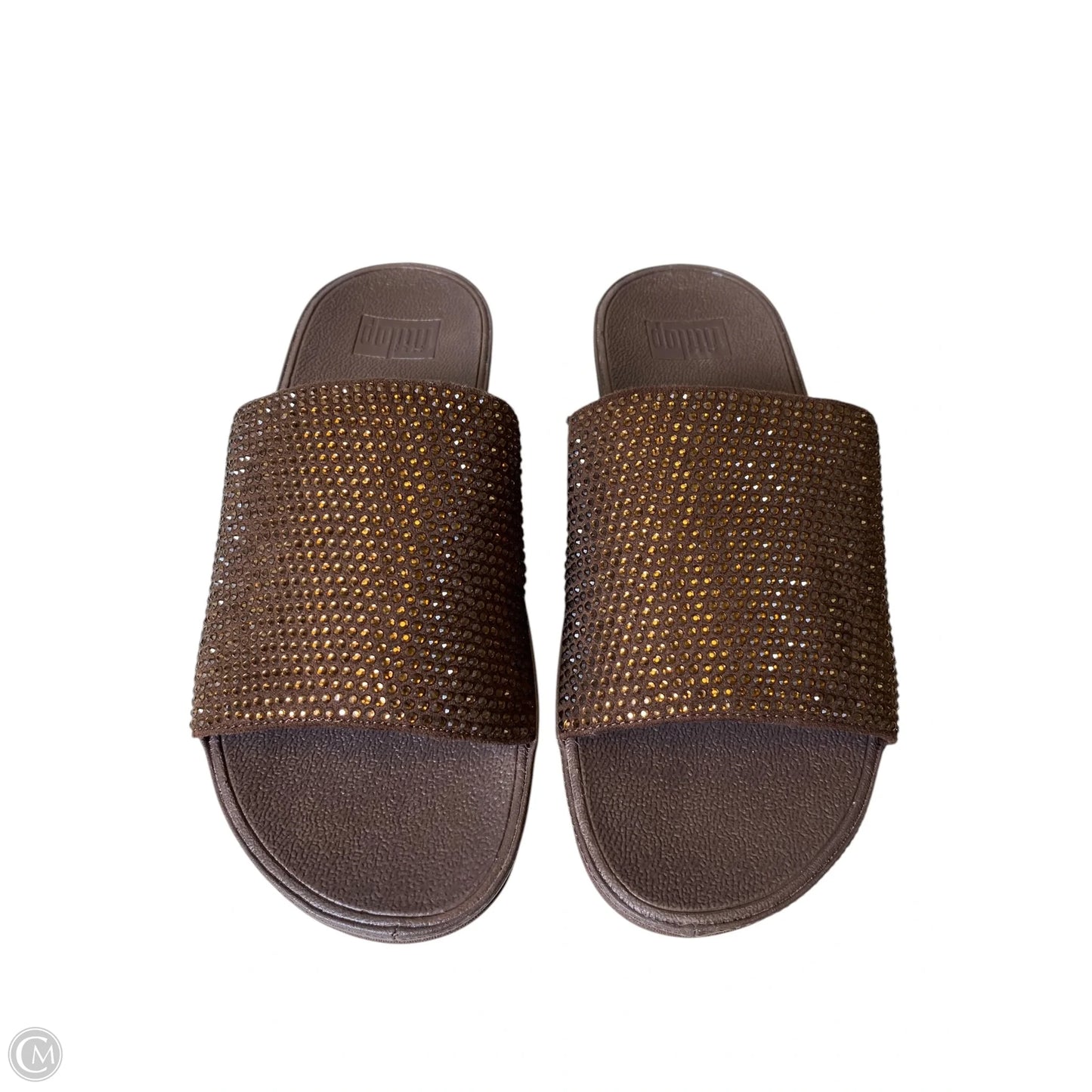 Sandals Heels Platform By Fitflop In Brown, Size: 8