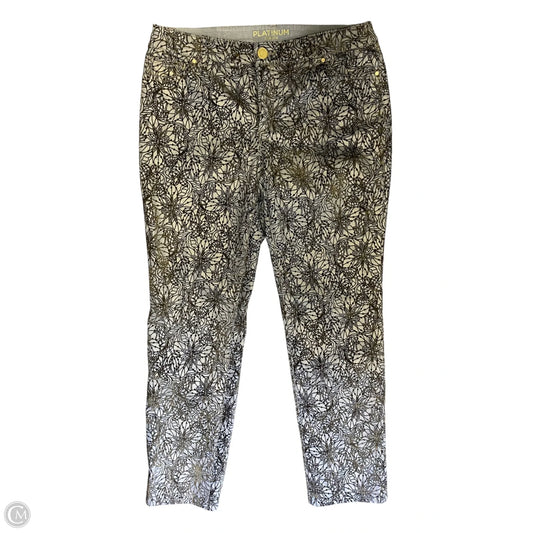 Jeans Straight By Platinum In Multi-colored, Size: M