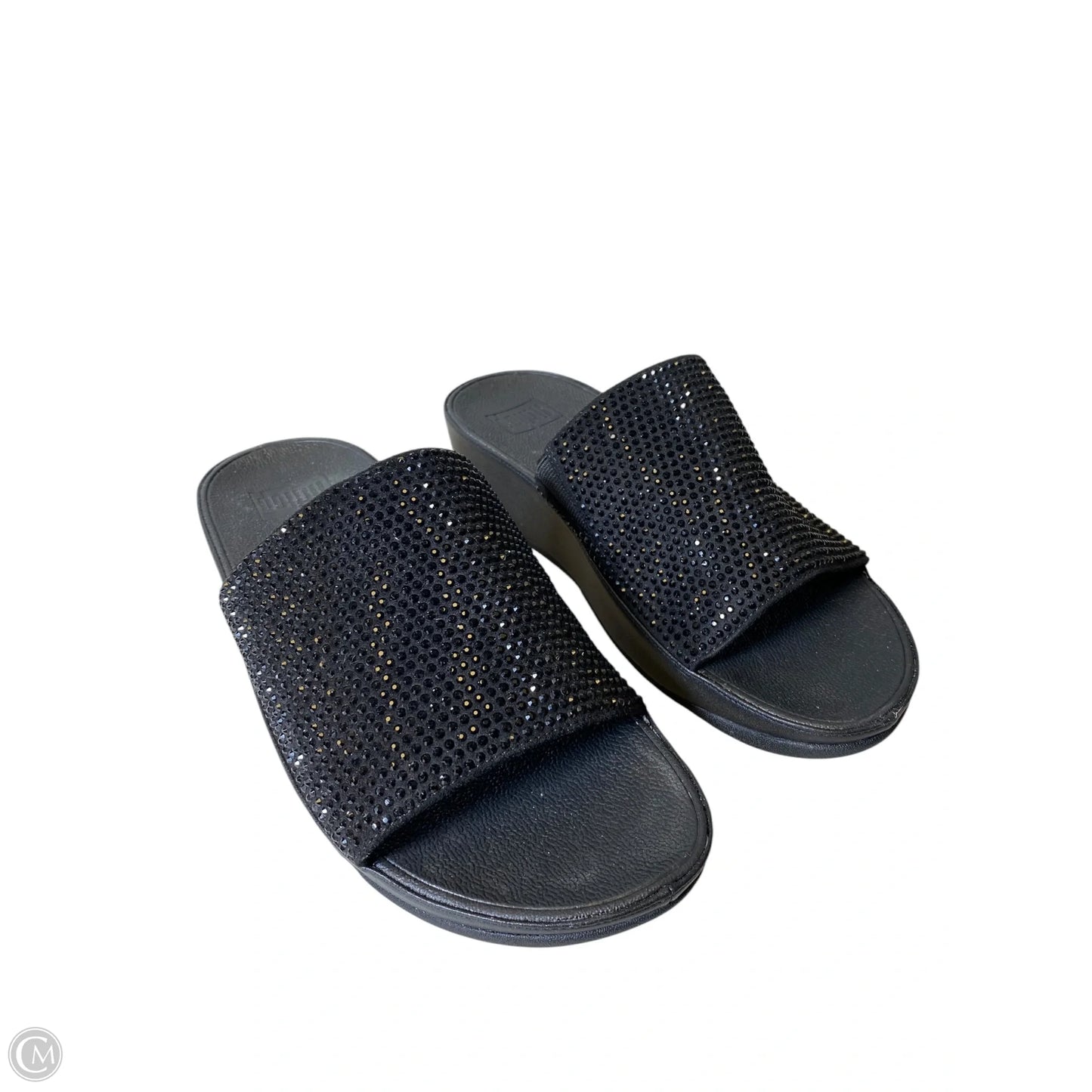 Sandals Heels Platform By Fitflop In Black, Size: 8
