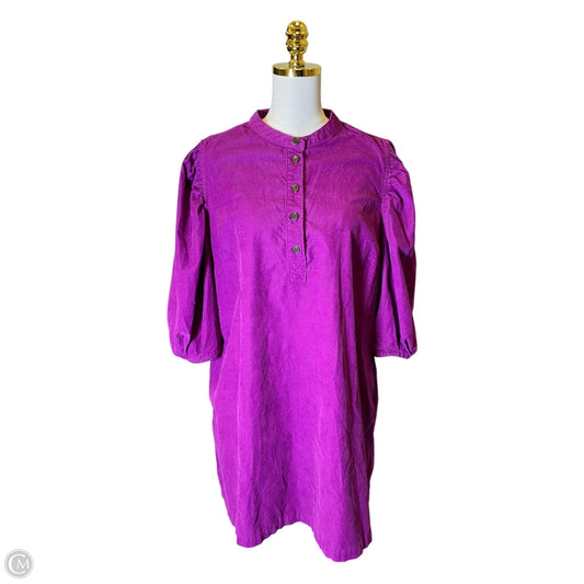 Top 3/4 Sleeve By Gap In Purple, Size: Xl