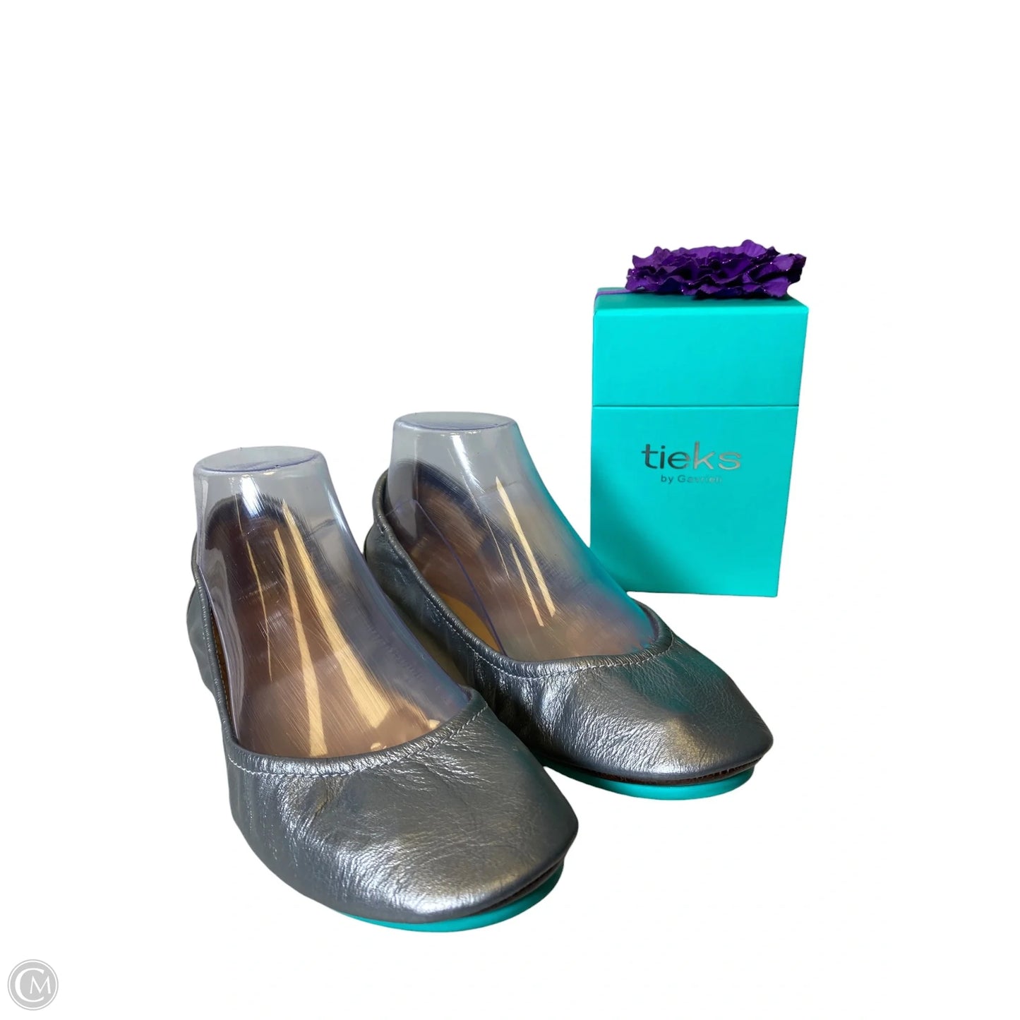 Sandals Flats By Tieks In Silver, Size: 8