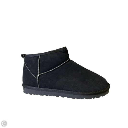 Boots Ankle Flats By Clothes Mentor In Black, Size: 11