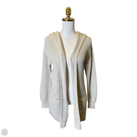 Sweater Cardigan By Clothes Mentor In Beige, Size: M