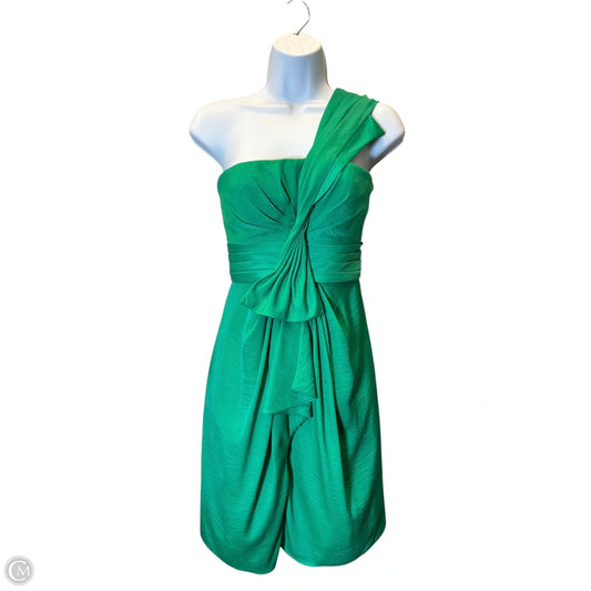 Dress Casual Short By Bcbgmaxazria In Green, Size: 0