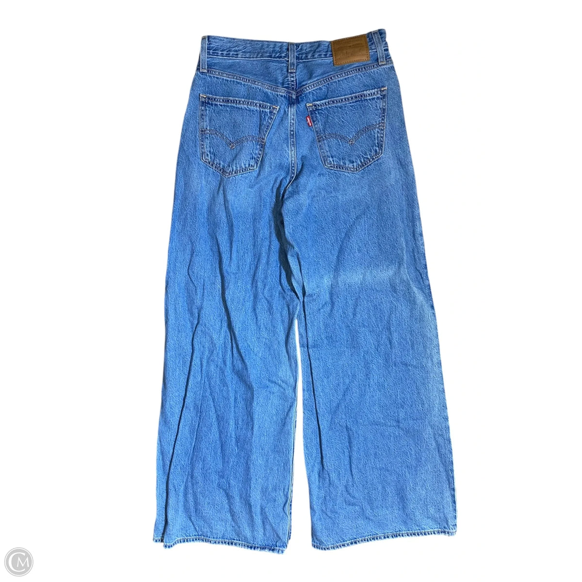 Jeans Wide Leg By Levis In Blue, Size: 2