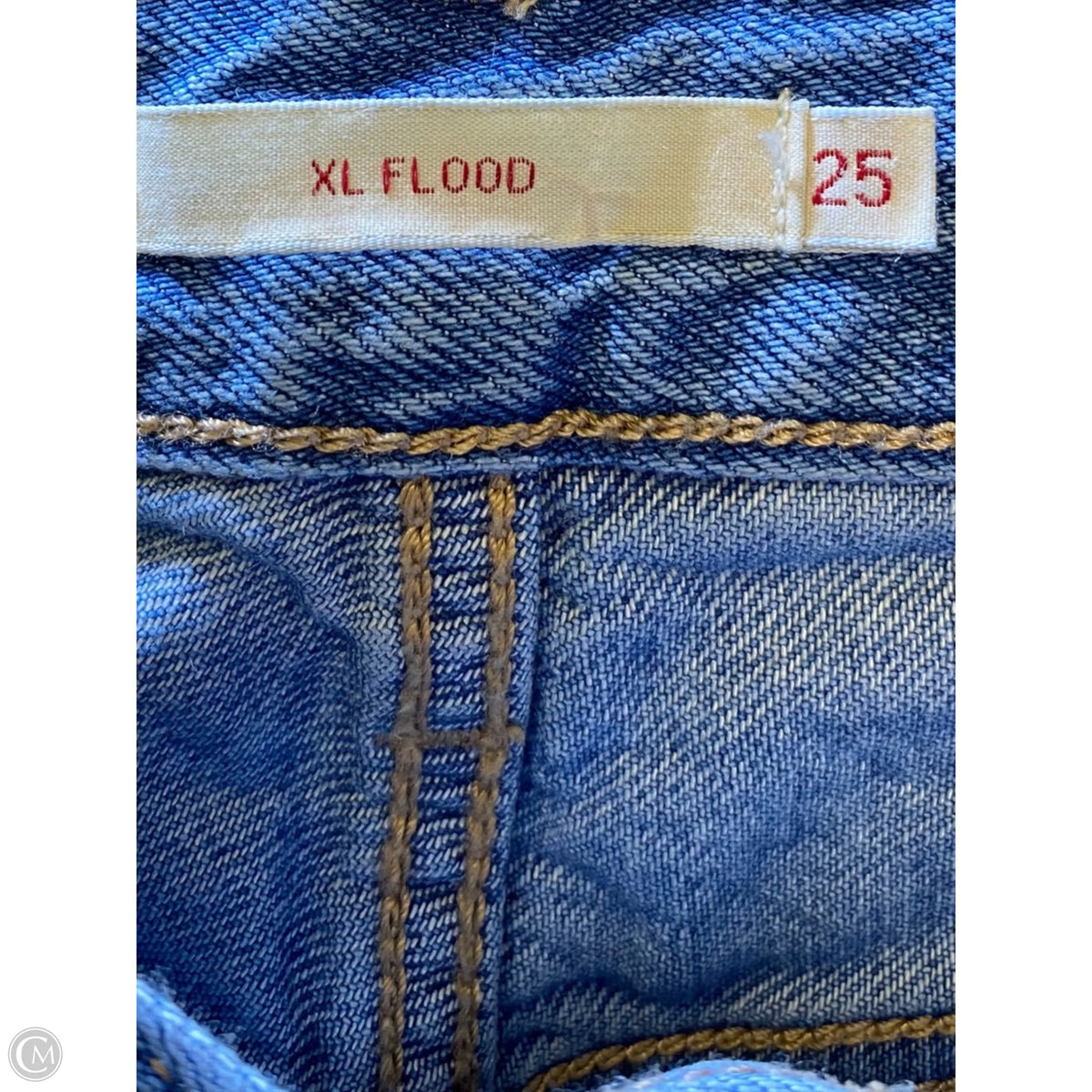 Jeans Wide Leg By Levis In Blue, Size: 2
