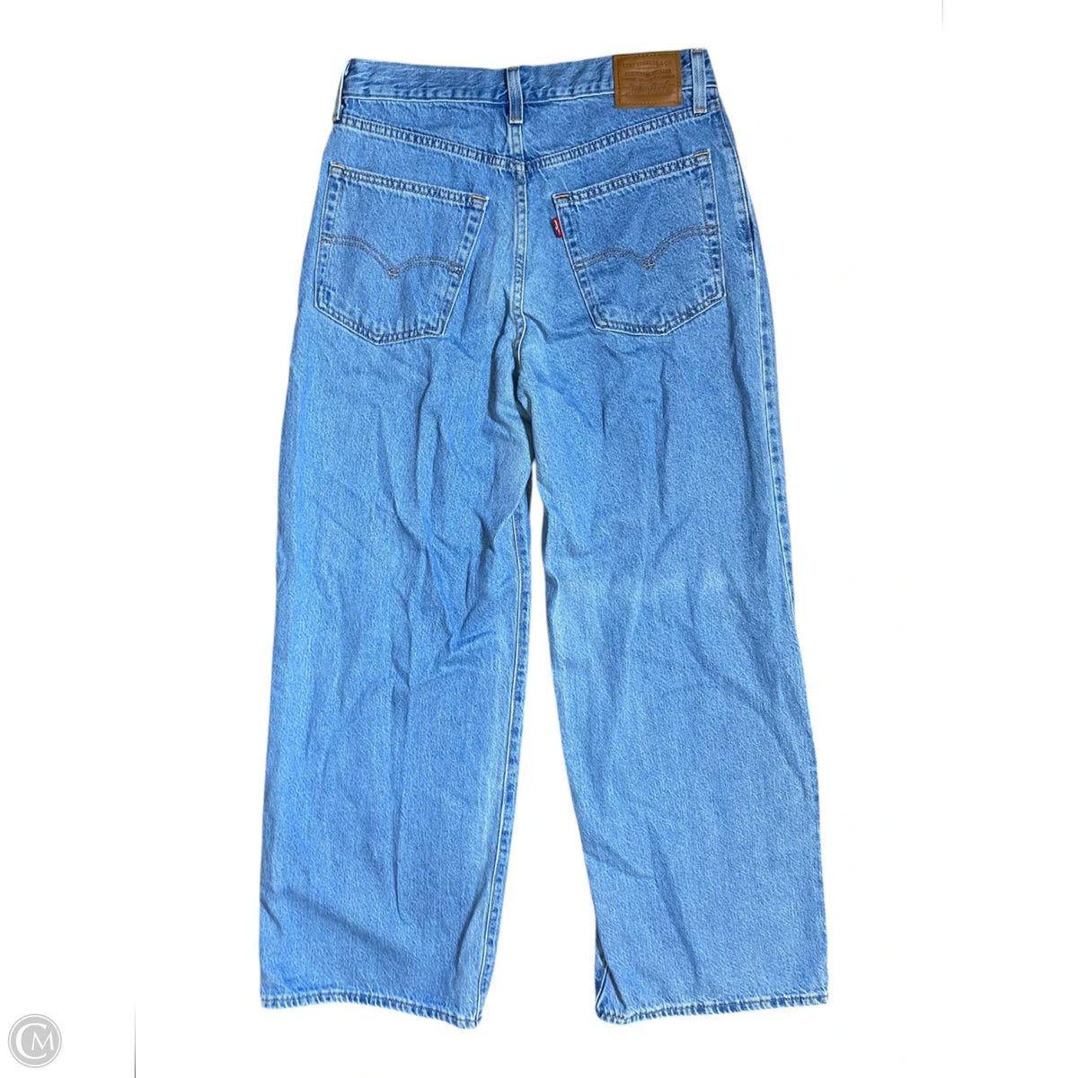 Jeans Wide Leg By Levis In Blue, Size: 2