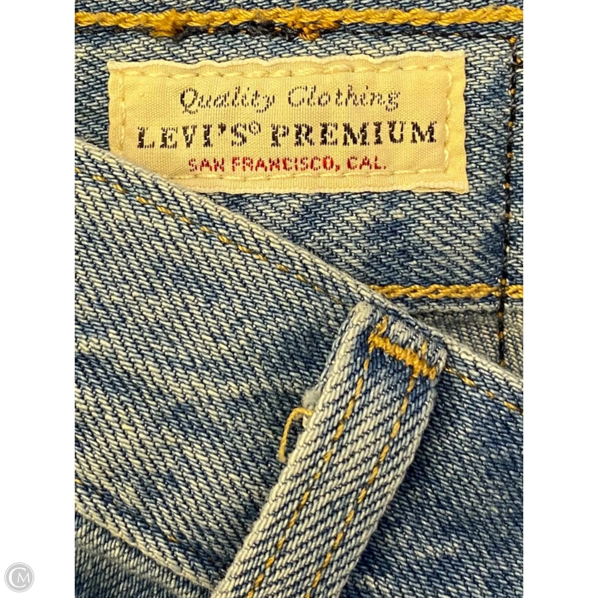 Jeans Wide Leg By Levis In Blue, Size: 2