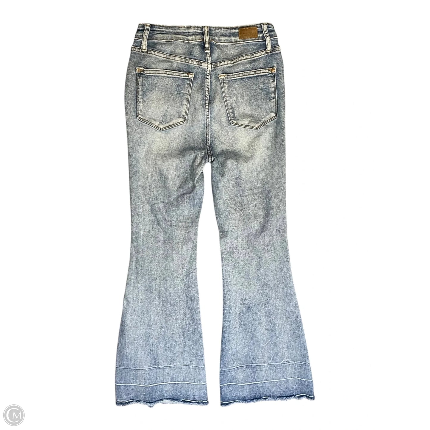Jeans Flared By Judy Blue In Blue Denim, Size: 28