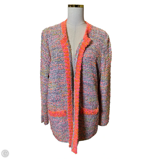 Cardigan By Clothes Mentor In Multi-colored, Size: 1x