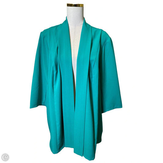 Cardigan By Clothes Mentor In Green, Size: 2x