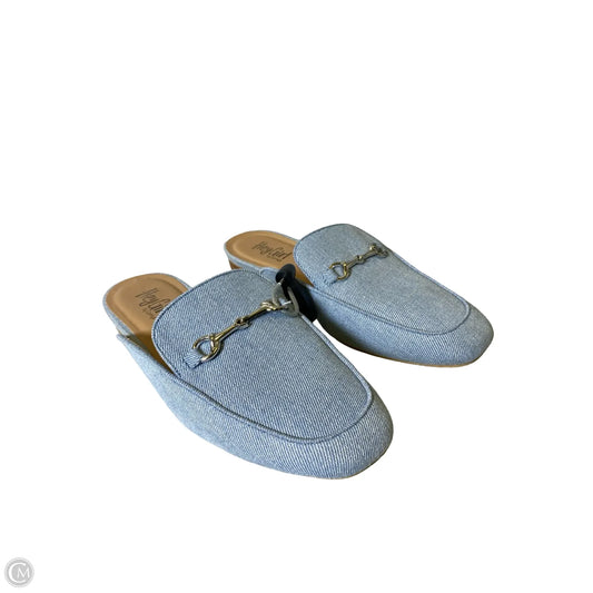 Shoes Flats By Corkys In Blue Denim, Size: 9