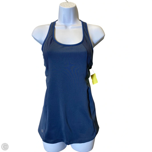 Athletic Top Short Sleeve By Athleta In Blue, Size: S