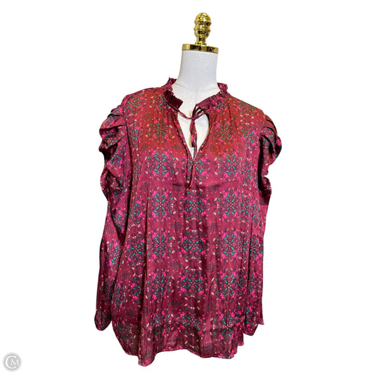 Top Long Sleeve By Loft In Multi-colored, Size: Xl