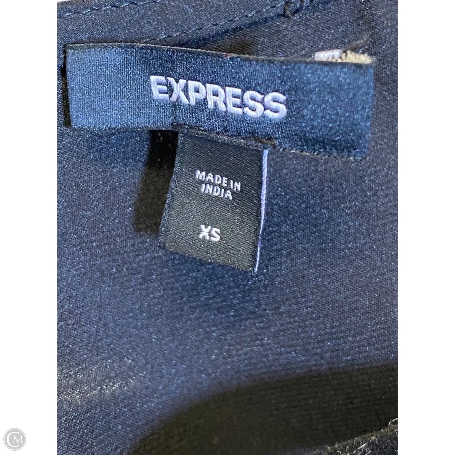Top Long Sleeve By Express In Black, Size: Xs