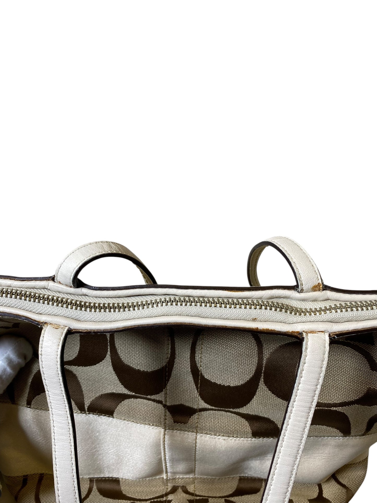 Handbag Designer By Coach, Size: Medium