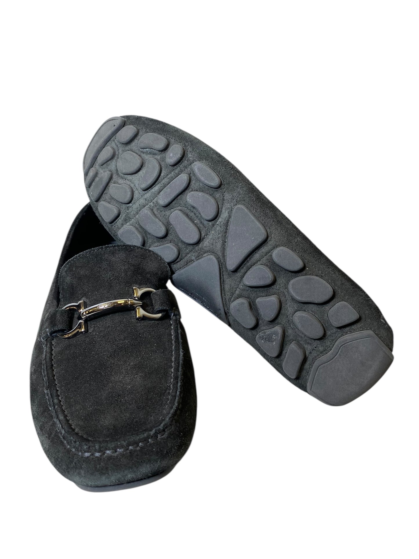Shoes Luxury Designer By Ferragamo In Black, Size: 11