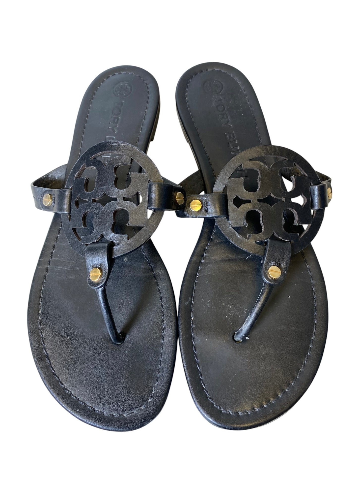 Sandals Designer By Tory Burch In Black, Size: 10