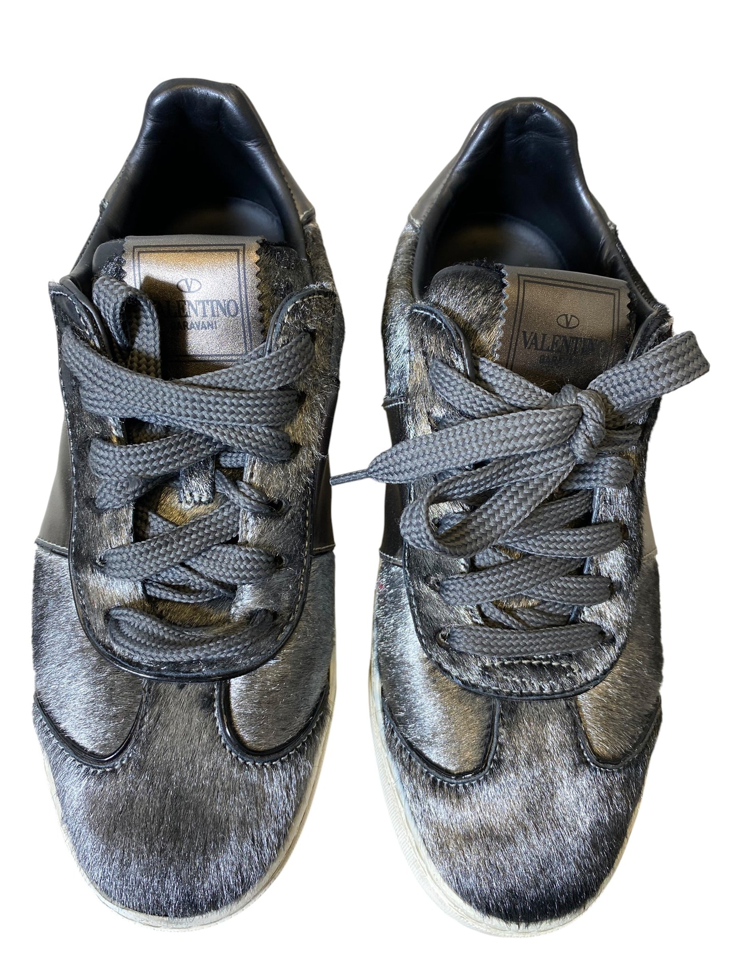 Shoes Luxury Designer By Valentino-garavani In Grey, Size: 5.5