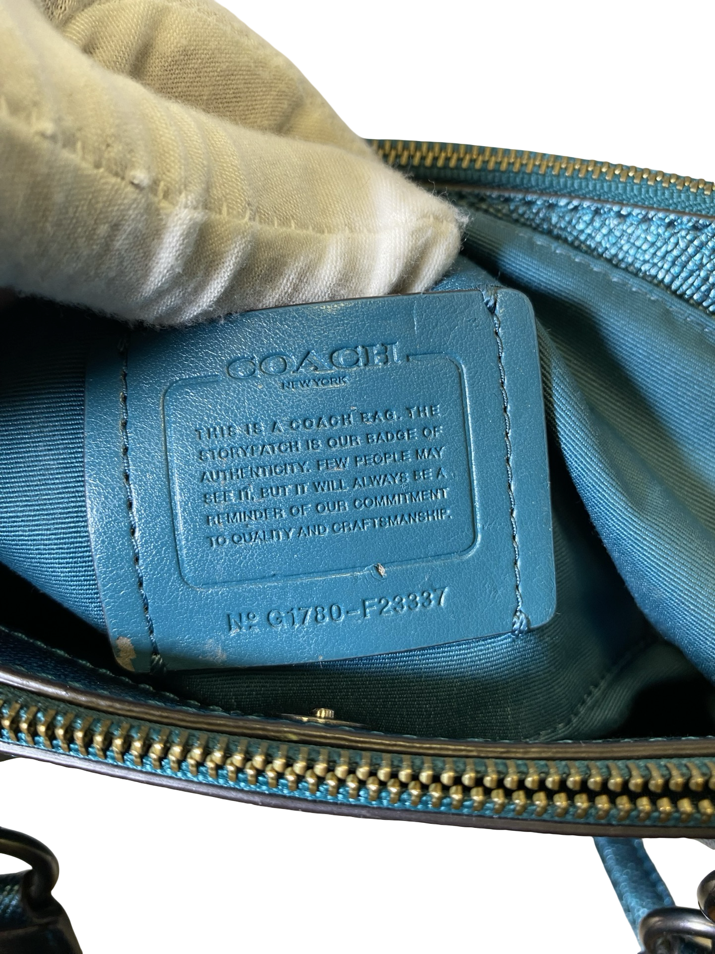 Handbag Designer By Coach, Size: Medium