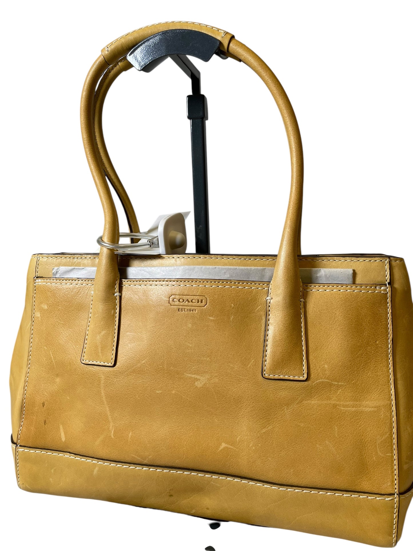 Handbag Designer By Coach, Size: Medium