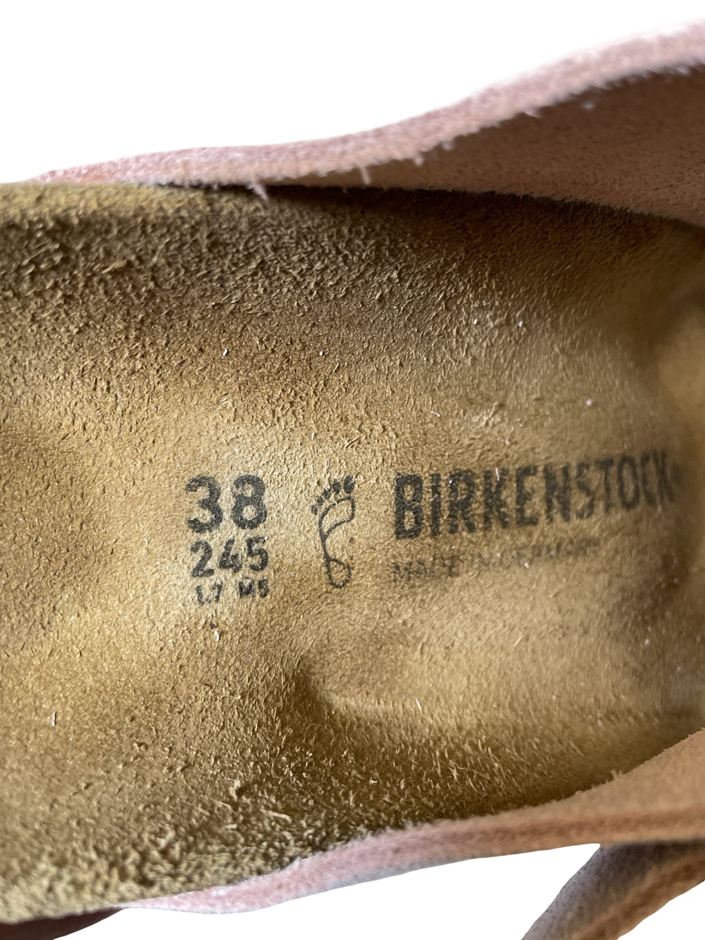 Sandals Flats By Birkenstock In Pink, Size: 7