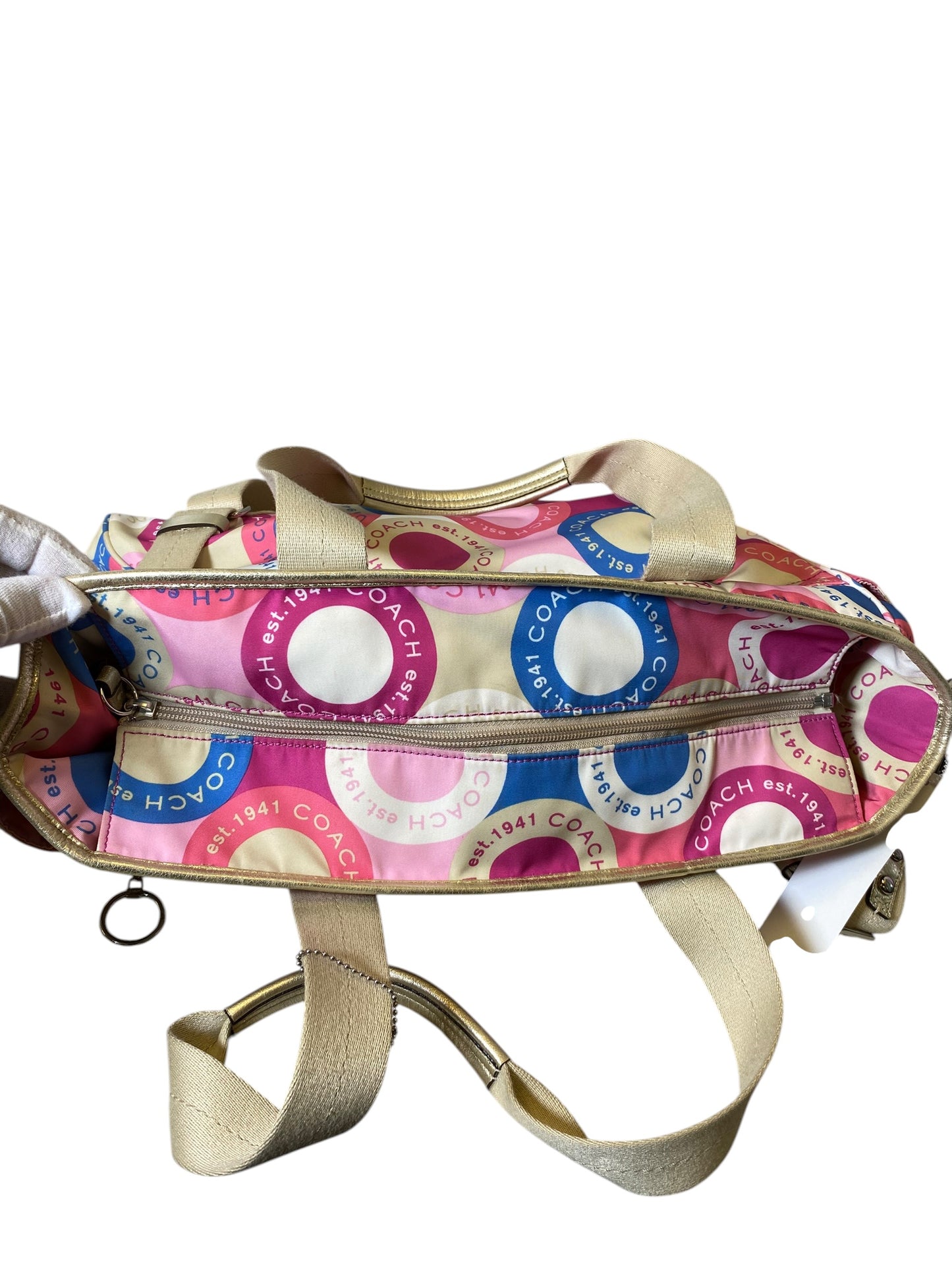 Handbag Designer By Coach, Size: Large