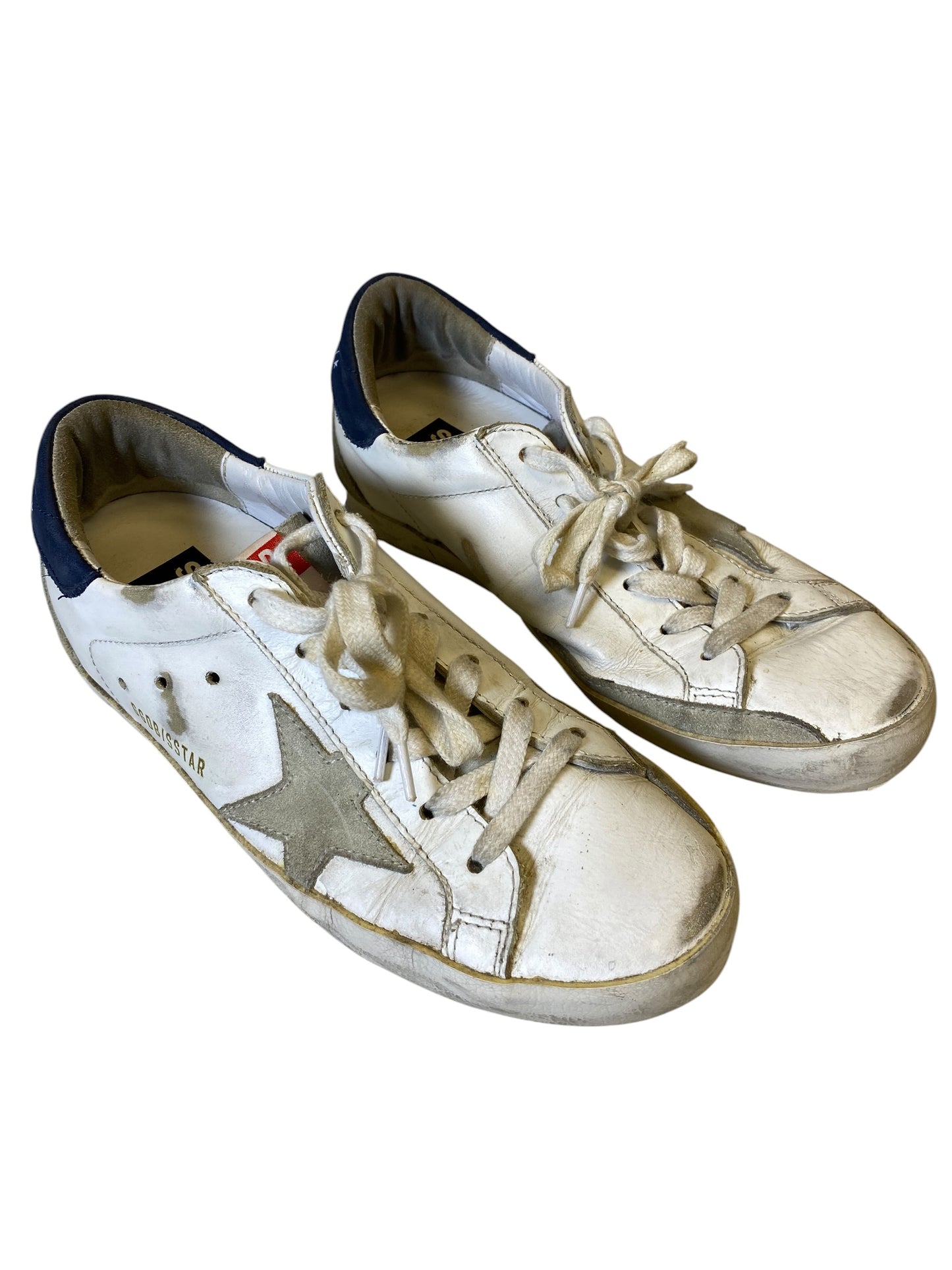 Shoes Luxury Designer By Golden Goose In White, Size: 6.5