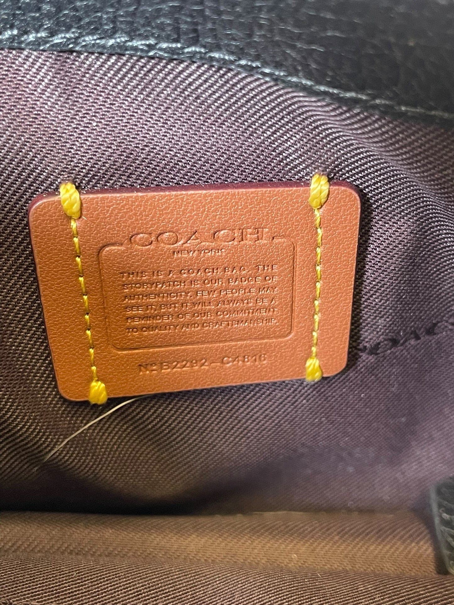 Handbag Designer By Coach, Size: Medium